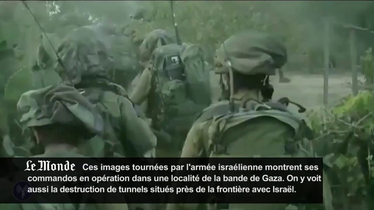 Commandos israéliens en opération dans la bande de Gaza