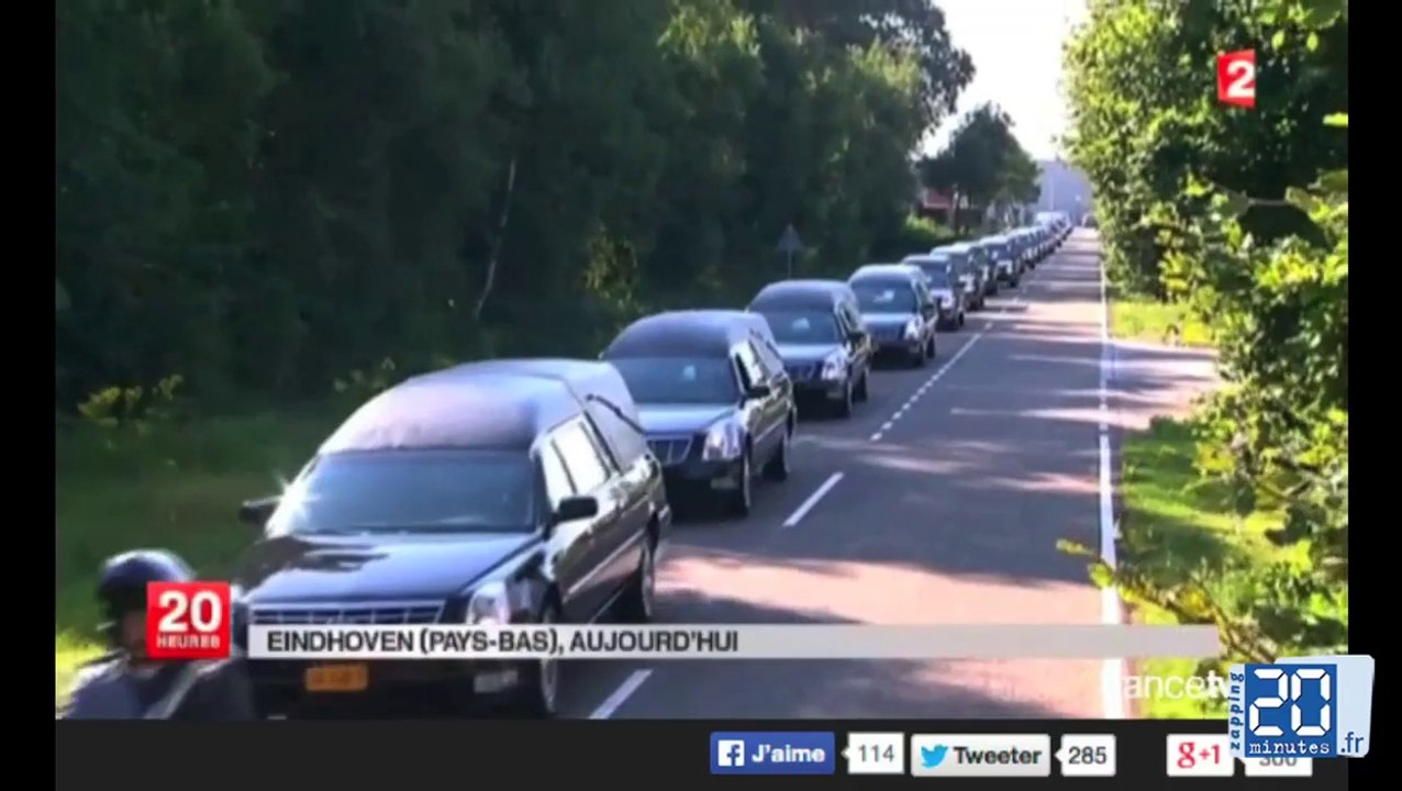 Crash du vol MH17:  Arrivée des premiers corps de victimes aux Pays-Bas