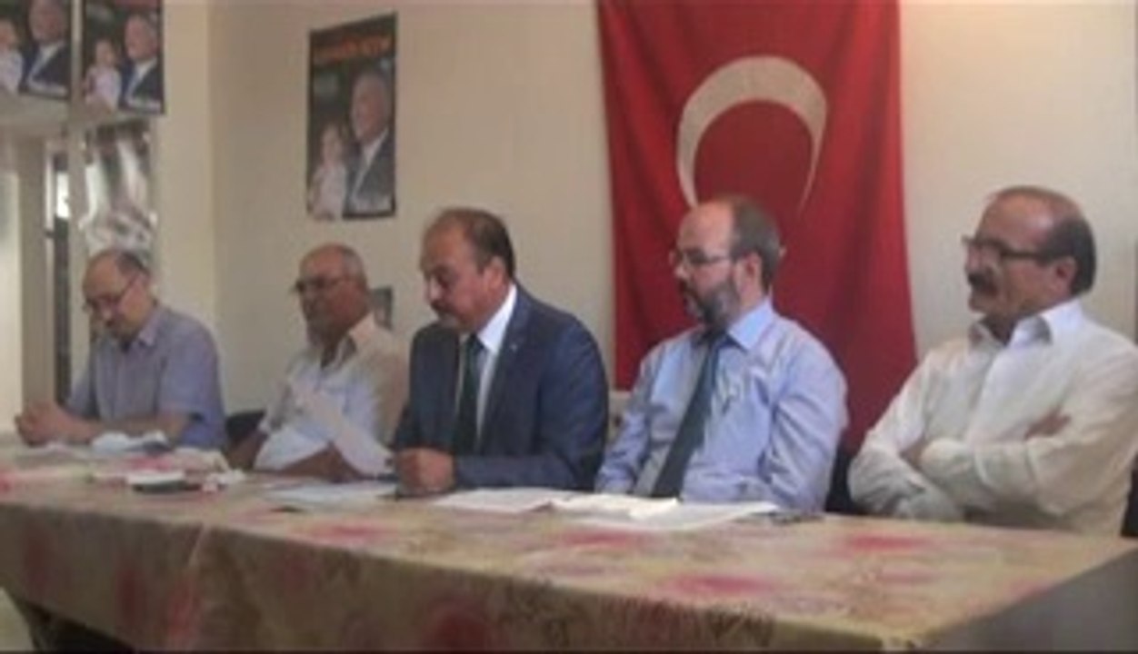 CHP HALK EVİNDE TOPLANAN MHP, DP, DSP, BBP VE CHP İL BAŞKANLARI BASIN TOPLANTISI GERÇEKLEŞTİRDİ