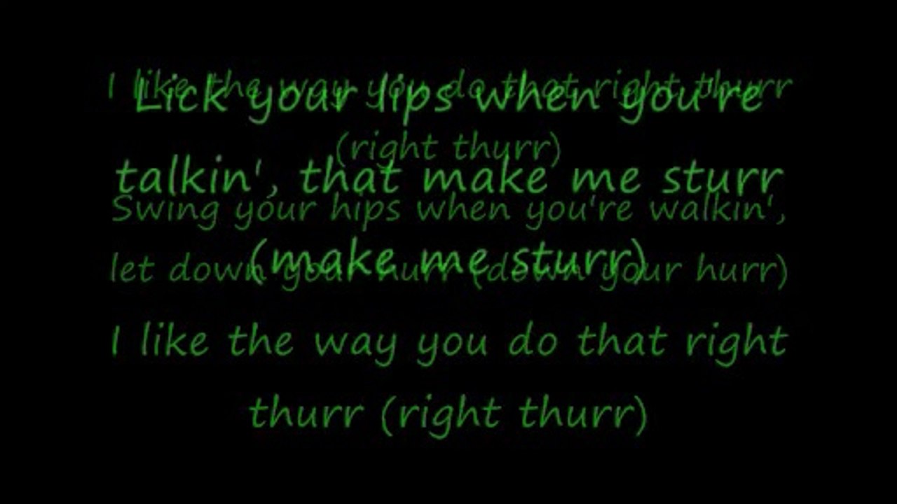 Chingy - Right Thurr (Lyrics / Paroles)