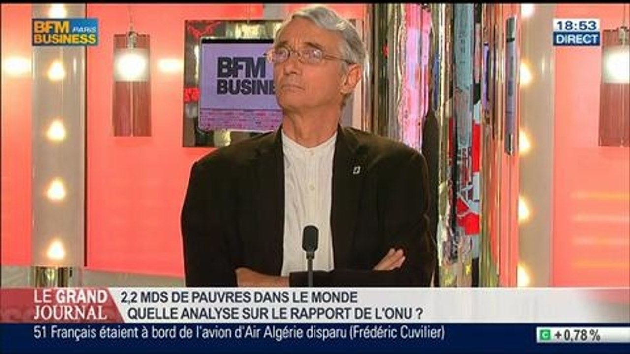 Xavier Godinot et Benaouda Abdeddaïm, dans Le Grand Journal - 24/07 4/7
