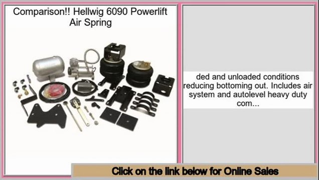 Consumer Reviews Hellwig 6090 Powerlift Air Spring
