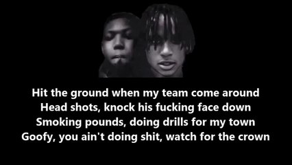 LA Capone ft. Rondonumbanine- Facedown (Lyrics / Paroles)