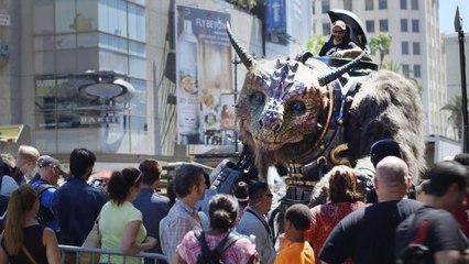 How to Make a Giant Creature - See the Giant Creature Get Ready for Jimmy Kimmel Live