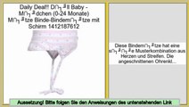 kosteng�nstig D�ll Baby - M�dchen (0-24 Monate) M�tze Binde-Bindem�tze mit Schirm 1412187612