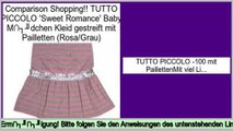 Angebote Online TUTTO PICCOLO 'Sweet Romance' Baby M�dchen Kleid gestreift mit Pailletten (Rosa/Grau)