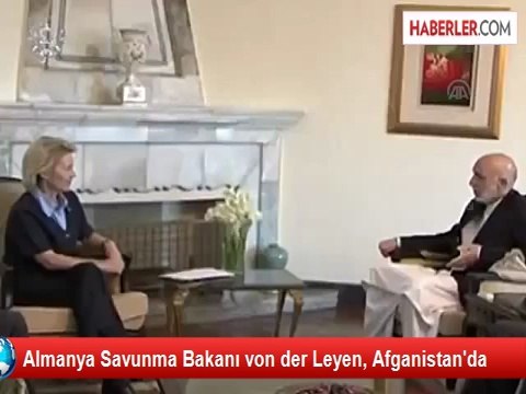 Almanya Savunma Bakanı von der Leyen, Afganistan'da