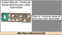 offerte Speciali Baby Art - Cornice per stampe del primo anno; colore: Azzurro/Sole