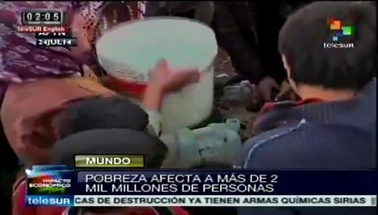Confirma el PNUD que hay 2,200 millones de pobres en el mundo