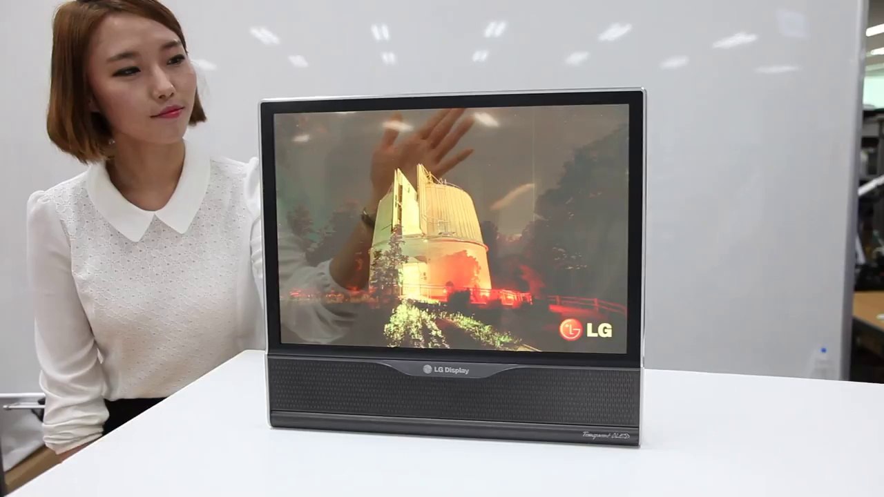 18-inch Transparent OLED Panel(www.lgdnewsroom.com)