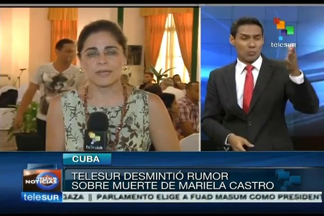 Desmiente Mariela Castro rumores de su muerte