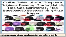 Spiel Alsino Snapback Originals Basecap Starter Hat Hip Hop Cap Schirmm�tze Baseballcap Baseball M�tze Kappe