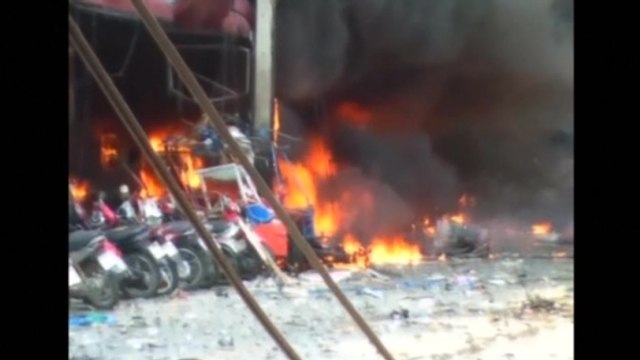 Car bomb kills two, injures dozens in southern Thailand.