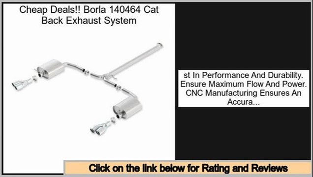 Best Borla 140464 Cat Back Exhaust System