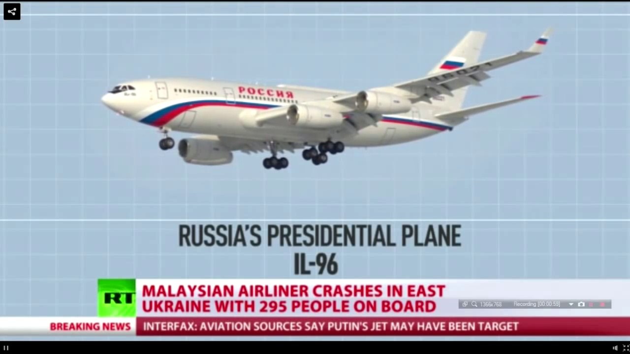 Malaysia's Flight MH17 was mistaken for Putin's presidential plane and shot down