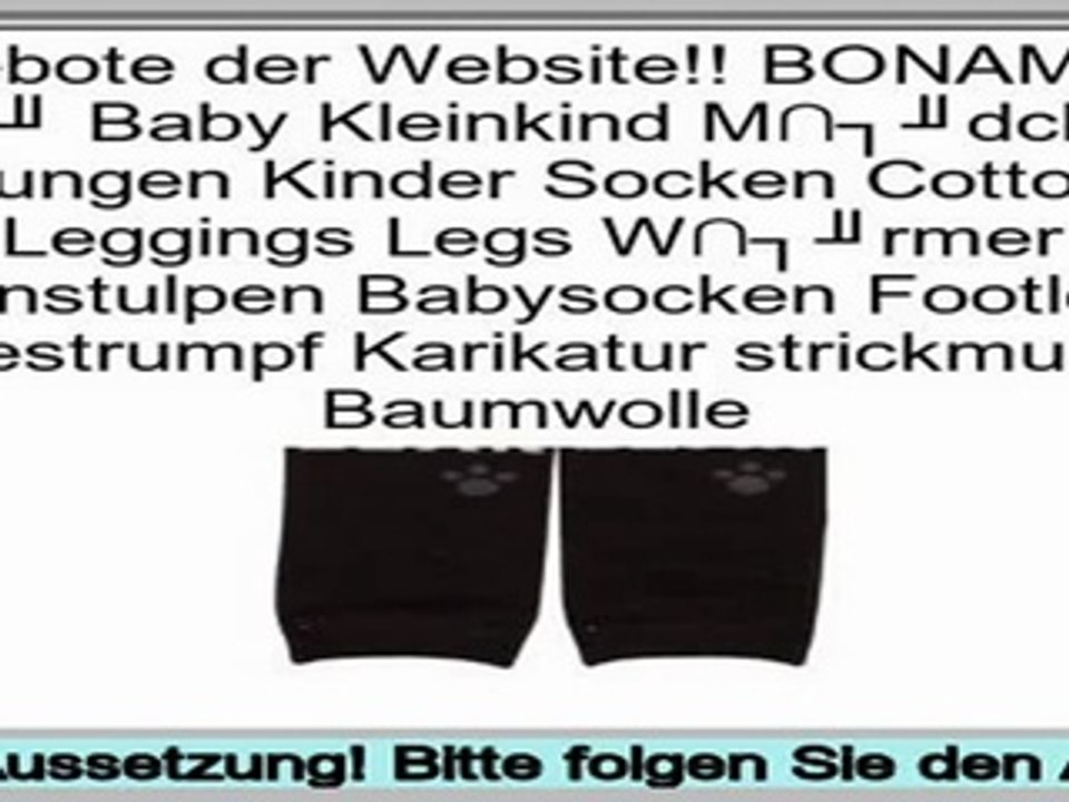 Review Preis BONAMART � Baby Kleinkind M�dchen Jungen Kinder Socken Cotton Leggings Legs W�rmer Beinstulpen Babysocken Footless Kniestrumpf Karikatur strickmuster Baumwolle