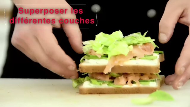 Cuisine : Recette du club sandwich au saumon