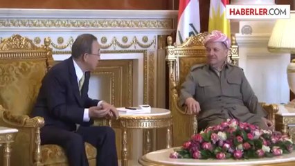 Mesut Barzani - Ban Ki-mun görüşmesi -