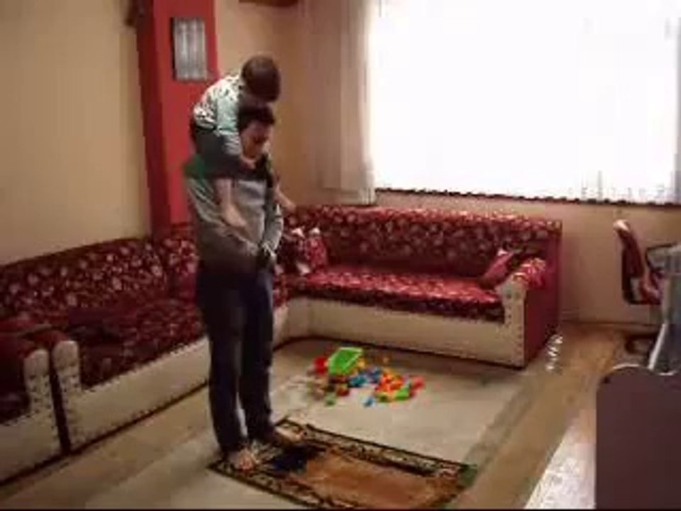 Naughty Kid with his father - Must Match