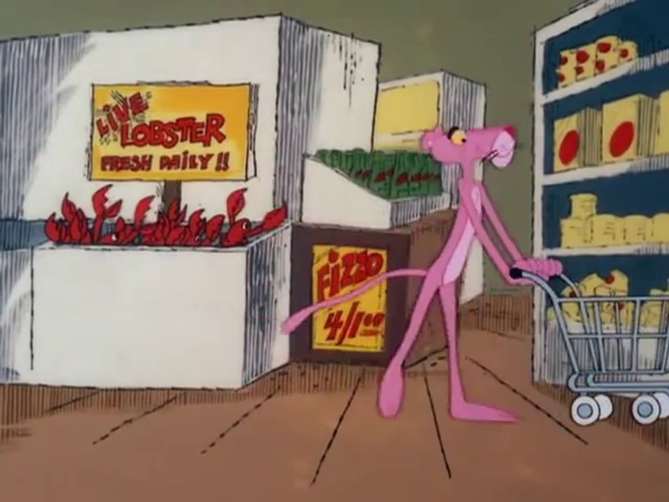 The Pink Panther in _Supermarket Pink_ - Animated Cartoon Series