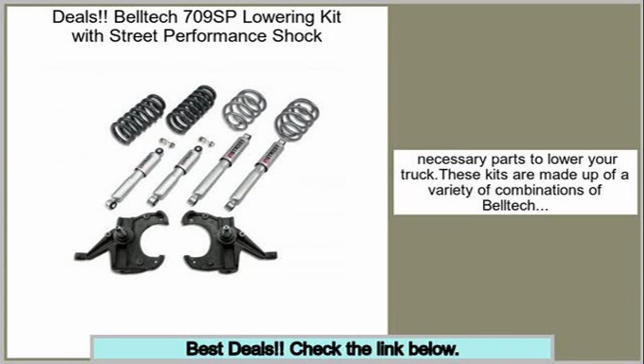 Best Deals Belltech 709SP Lowering Kit with Street Performance Shock