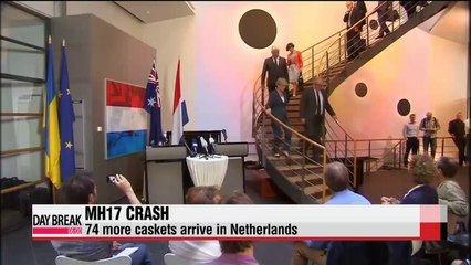 74 more caskets arrive in Netherlands