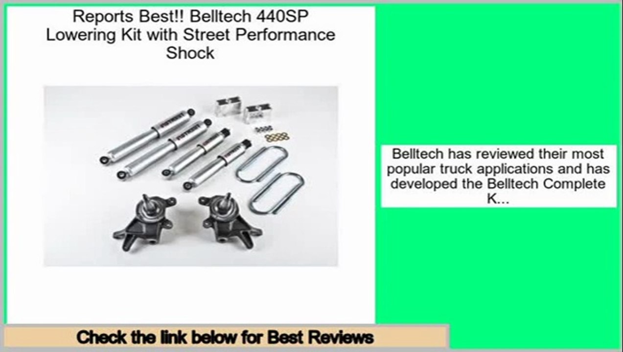 Consumer Reports Belltech 440SP Lowering Kit with Street Performance Shock