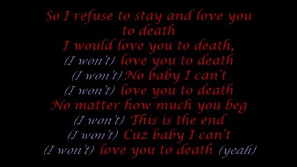 Claude Kelly - Love You To Death (Lyrics / Paroles)
