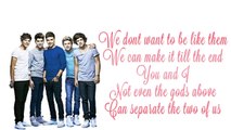 You and I - One Direction (Lyrics + Pictures)