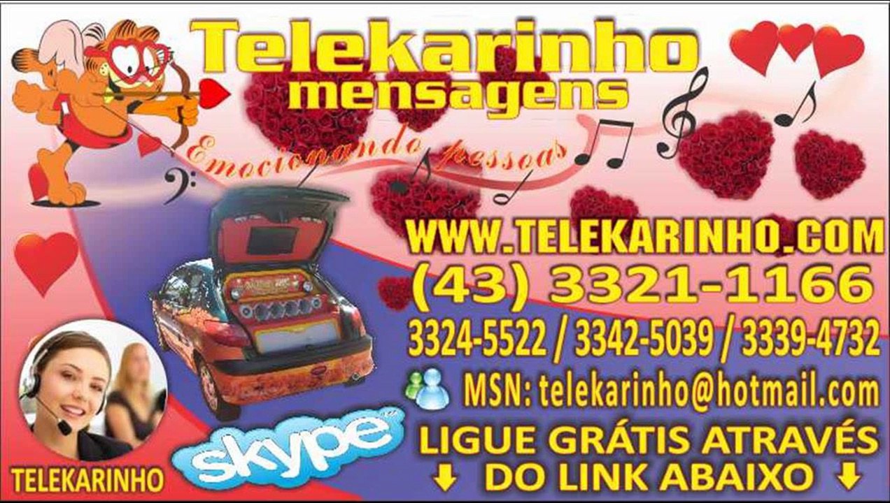 (43)3321-1166 Mensagem ao vivo Dia Dos Pais Londrina