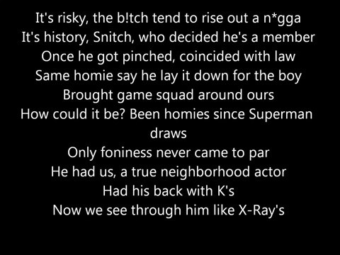 Obie Trice ft. Akon - Snitch (Lyrics / Paroles)