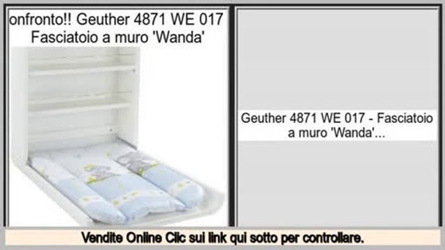 supermercato Geuther 4871 WE 017 - Fasciatoio a muro 'Wanda'