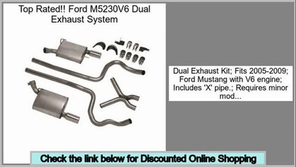 Comparison Ford M5230V6 Dual Exhaust System