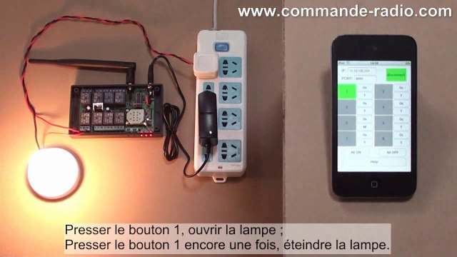 Contrôleur Radio Pour Système Android ou iOS WiFi de Téléphone Intelligent