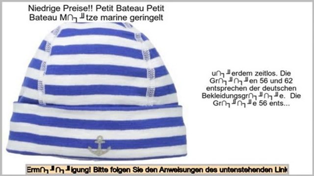 Vertrieb Petit Bateau Petit Bateau M�tze marine geringelt