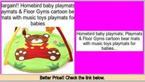 Clearance Homebird baby playmats; Playmats & Floor Gyms cartoon bear mats with music toys playmats for babies