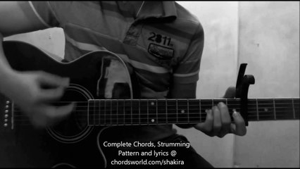 Dare (La La La) Chords by Shakira - How To Play - chordsworld.com