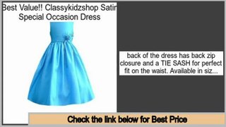 Cheap Classykidzshop Satin Special Occasion Dress
