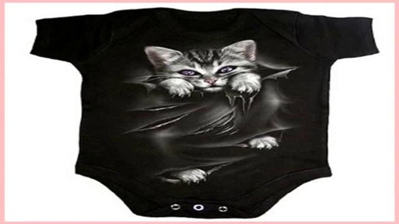 Best Brands "Baby Strampler Spiral Bright Eyes," Baby Body mit s�ssem Katzen Motiv"""