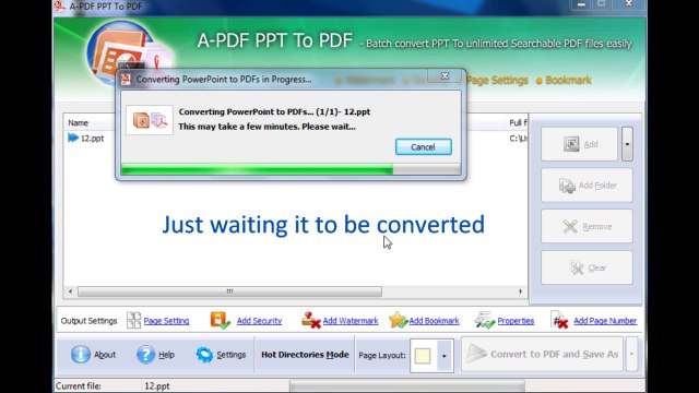 Microsoft PPTX to PDF Converter - Create PDF file from PPT 2000, 2003, 2007, 2010