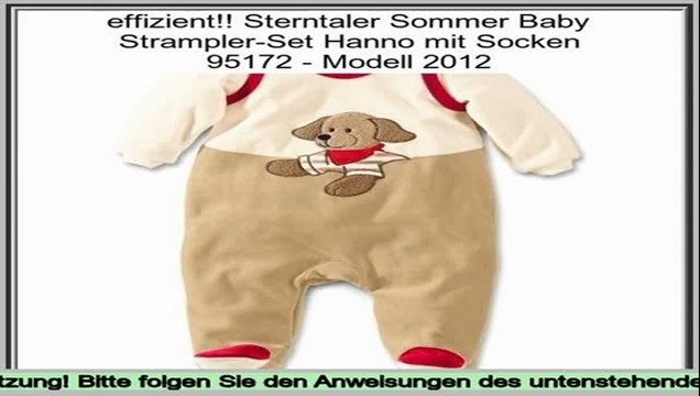 effizient Sterntaler Sommer Baby Strampler-Set Hanno mit Socken 95172 - Modell 2012
