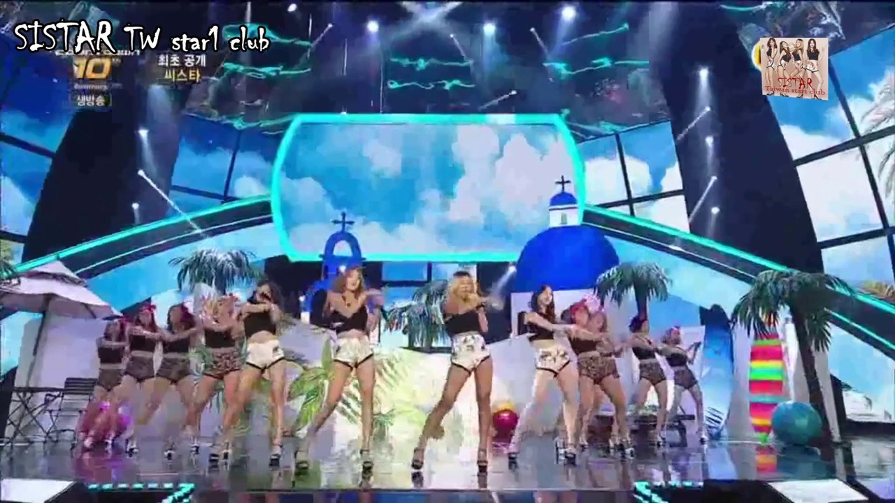 [繁中字HD]140724 SISTAR-Touch My Body @M!CD回歸舞台