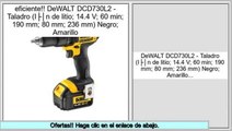 ofertas DeWALT DCD730L2 - Taladro (Ión de litio; 14.4 V; 60 min; 190 mm; 80 mm; 236 mm) Negro; Amarillo