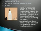 S2 International Henna Applicator Bottles Suppliers