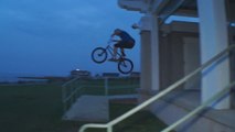 FAIL - DOUBLE RAIL HOP TO FACEPLANT - BMX