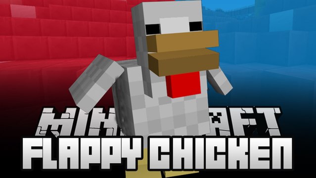 CLUCK THIS GAME!! - Flappy Bird in Minecraft (Flappy Chicken)