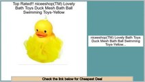 Top Rated niceeshop(TM) Lovely Bath Toys Duck Mesh Bath Ball Swimming Toys-Yellow