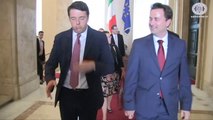 Roma - Renzi riceve il Primo ministro del Granducato di Lussemburgo (24.07.14)