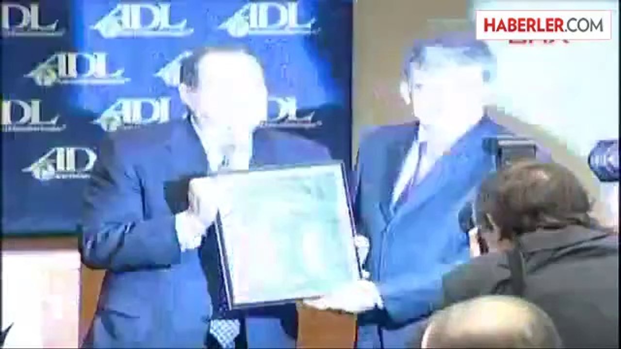 Yahudi Örgütü Adl Tarafından Başbakan Erdoğan'a 'Cesaret Ödülü' Verilen Toplantı