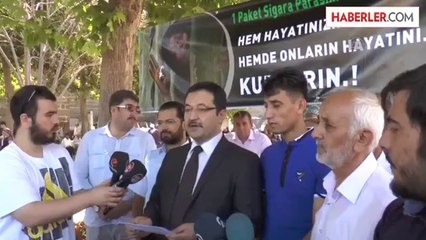 "Gazze için, bir paket sigaradan vazgeçin" kampanyası başlatıldı -